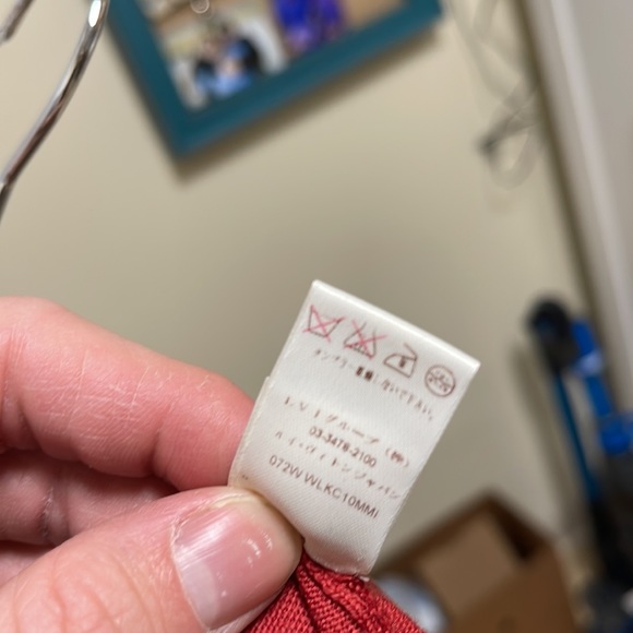 Louis Vuitton ruffled rust button down cardigan - Picture 10 of 11